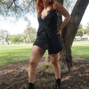 Zara lace one arm top